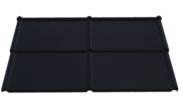 Blachodachówka Kuga line - Piękno w linii prostej Blachotrapez.png